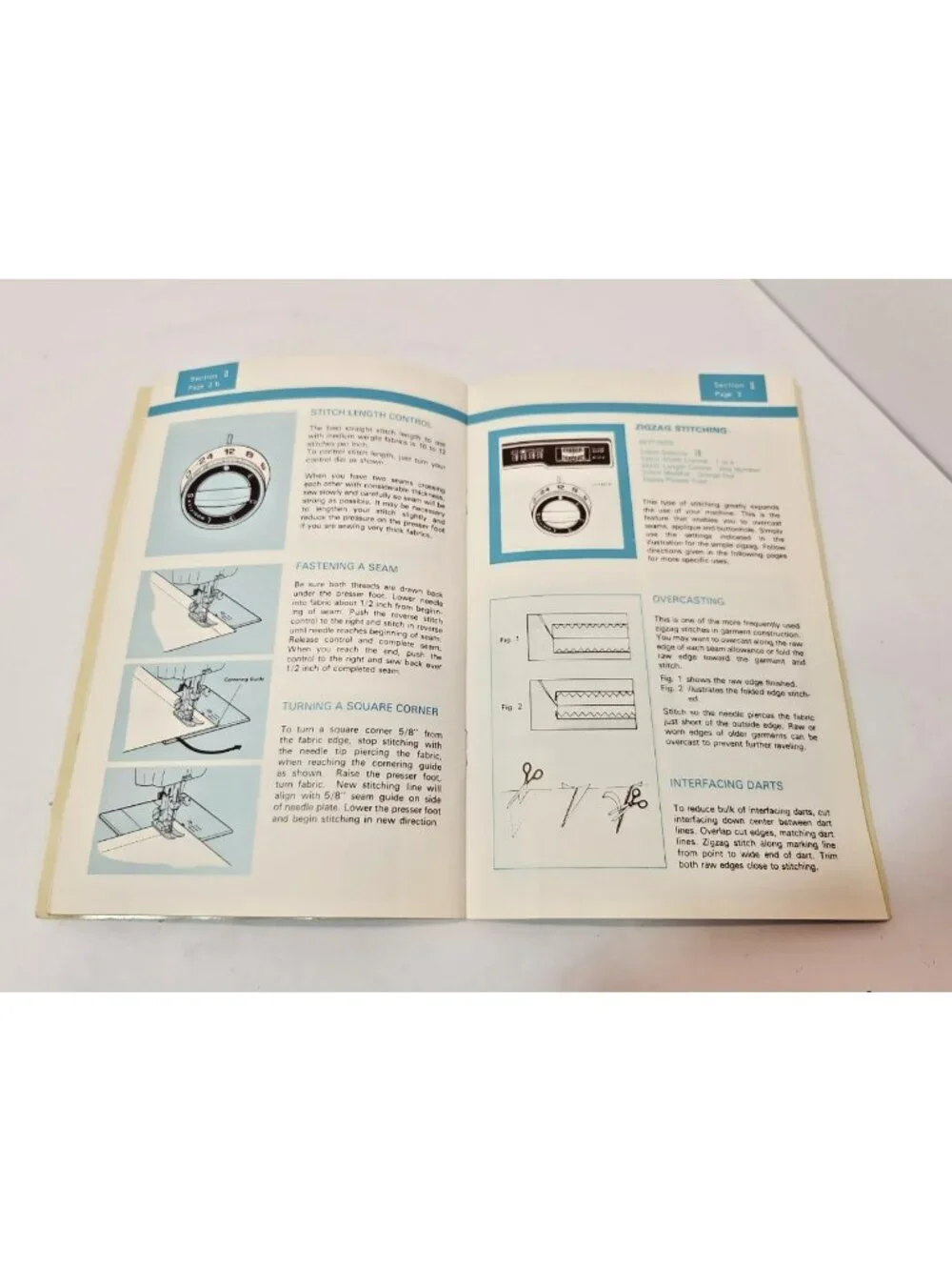Kenmore 1252 Zigzag Sewing Machine Owners Manual Book Instructions